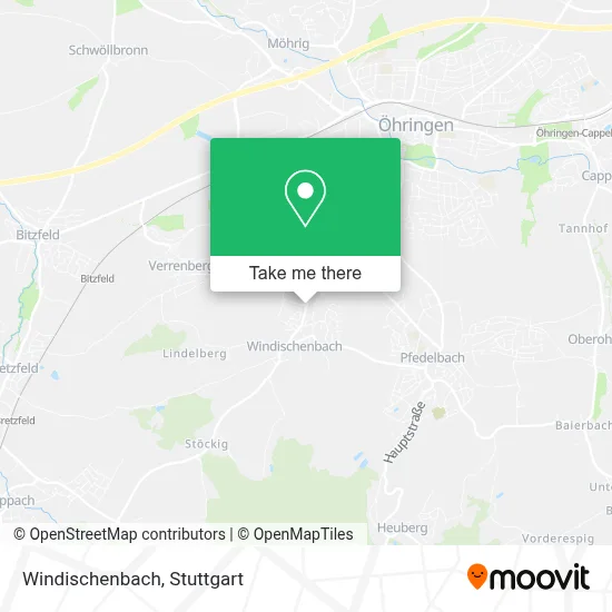 Windischenbach map
