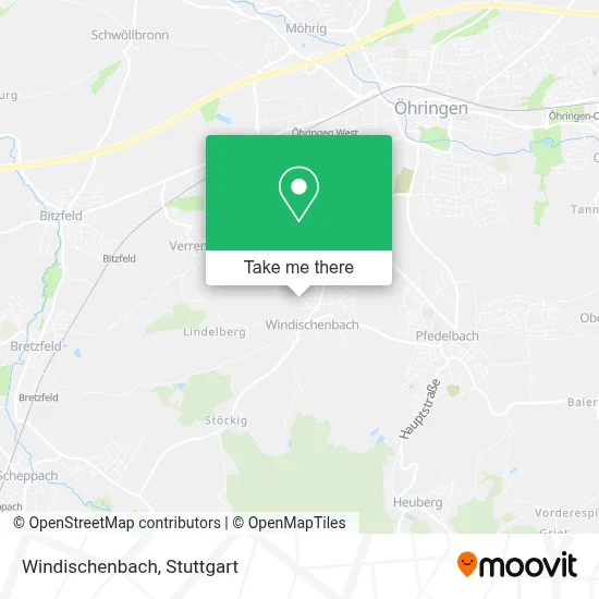 Windischenbach map