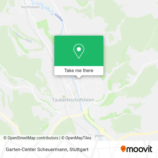 Garten-Center Scheuermann map