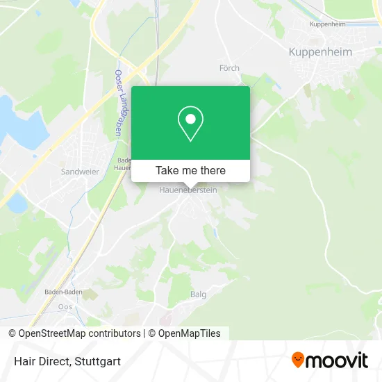 Hair Direct map