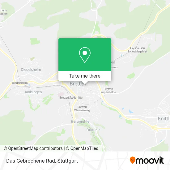 Das Gebrochene Rad map
