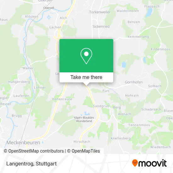 Langentrog map