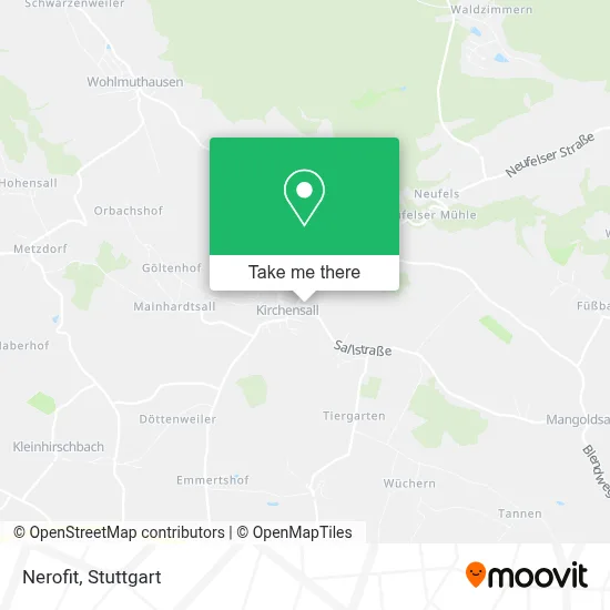 Nerofit map