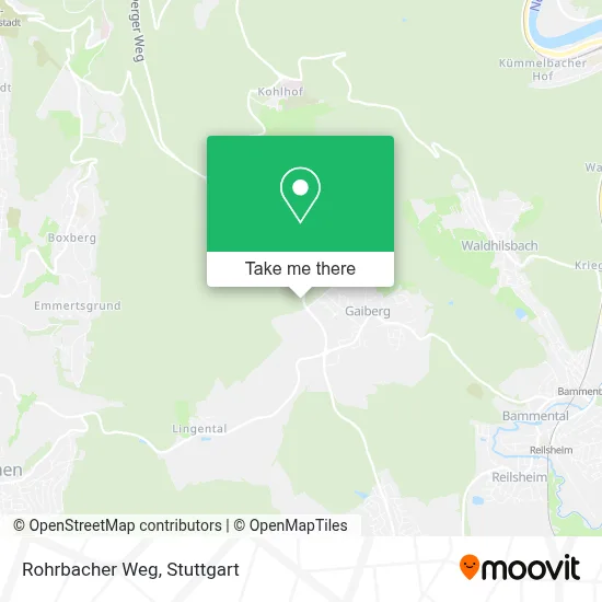 Rohrbacher Weg map