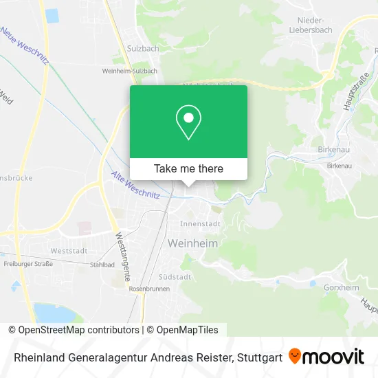 Rheinland Generalagentur Andreas Reister map