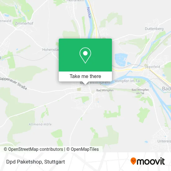 Dpd Paketshop map