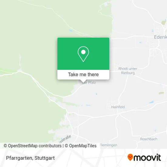 Pfarrgarten map