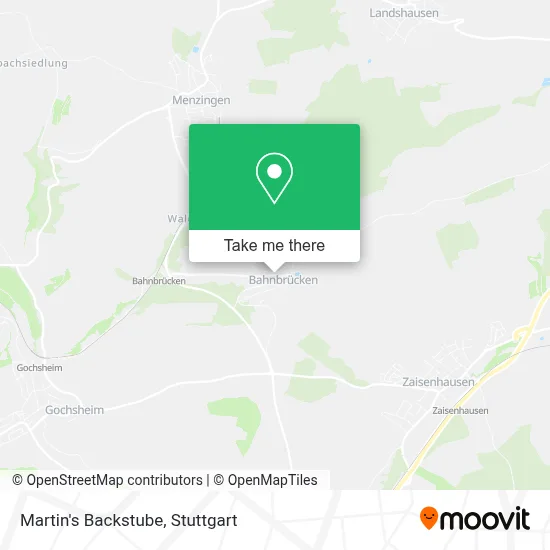 Martin's Backstube map