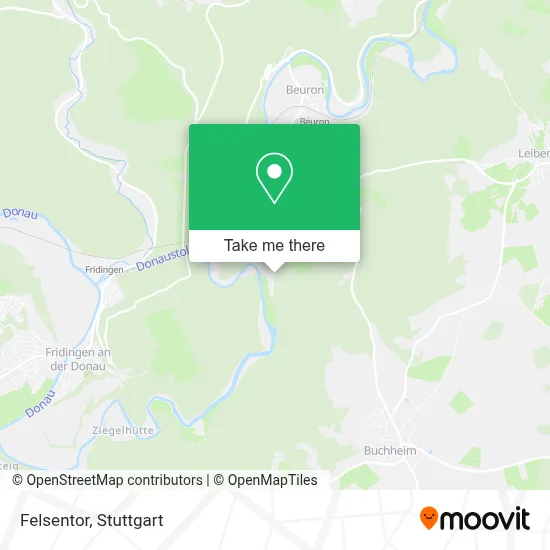 Felsentor map