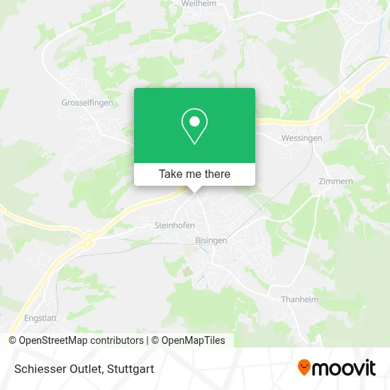 Schiesser Outlet map