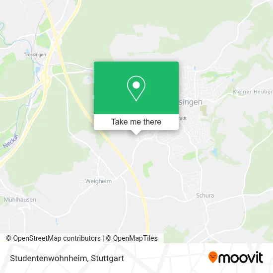 Studentenwohnheim map