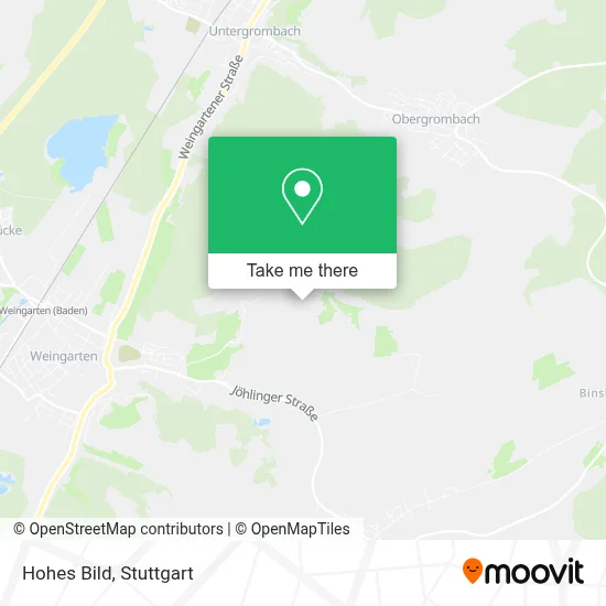 Hohes Bild map