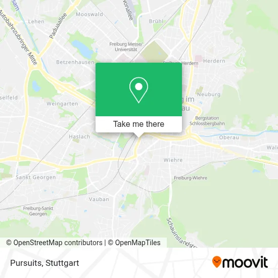 Pursuits map