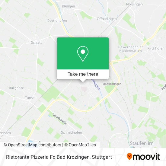 Ristorante Pizzeria Fc Bad Krozingen map