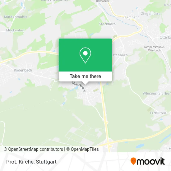 Prot. Kirche map