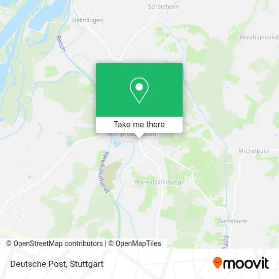 Deutsche Post map