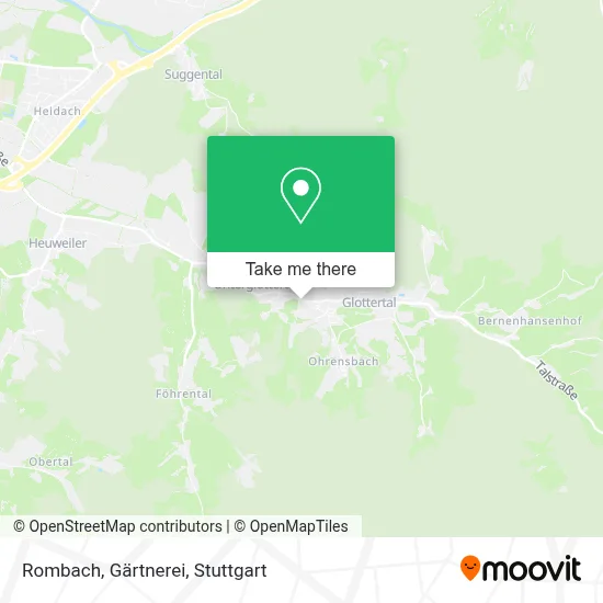Rombach, Gärtnerei map