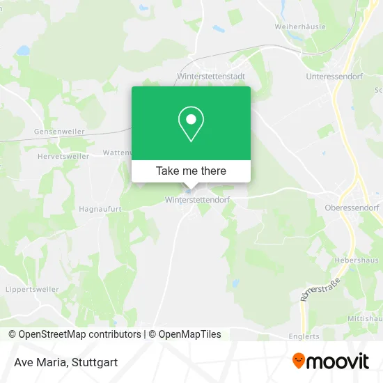 Ave Maria map