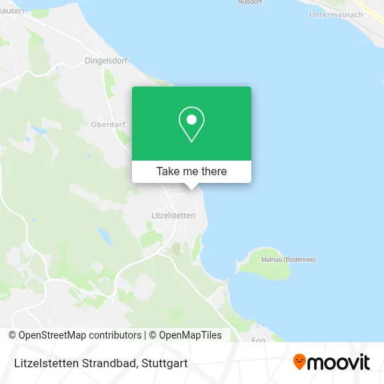 Litzelstetten Strandbad map