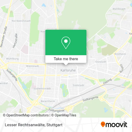 Lesser Rechtsanwälte map