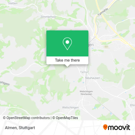 Almen map