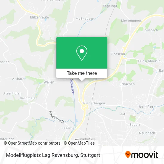 Modellflugplatz Lsg Ravensburg map