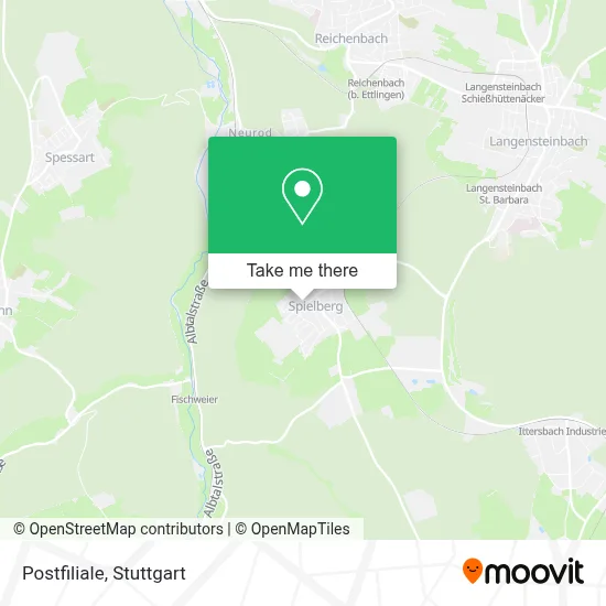 Postfiliale map