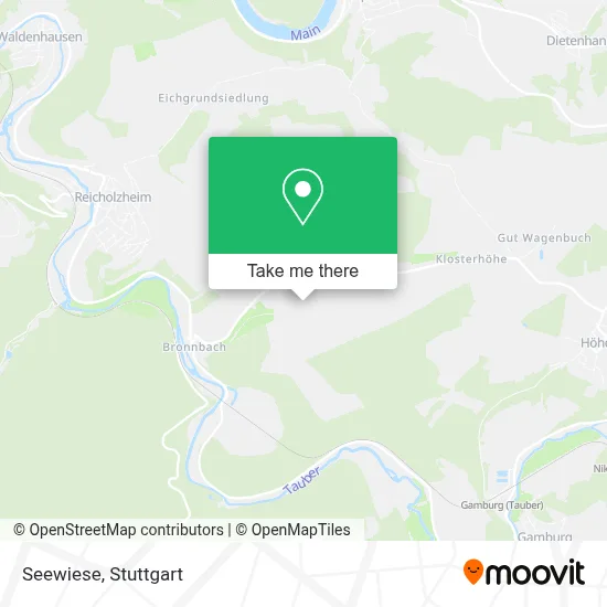 Seewiese map