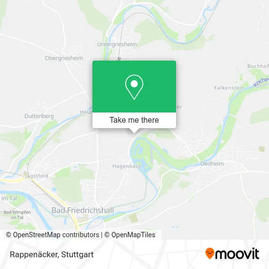 Rappenäcker map