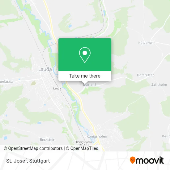 St. Josef map