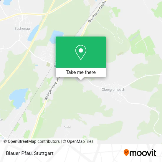 Blauer Pfau map