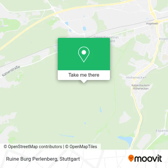 Ruine Burg Perlenberg map