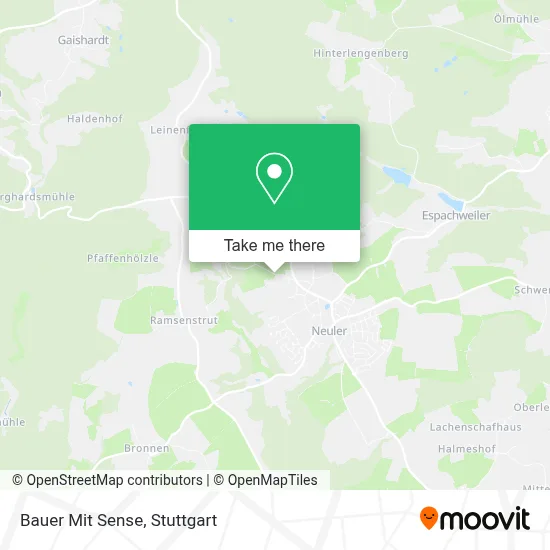 Bauer Mit Sense map