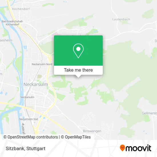 Sitzbank map
