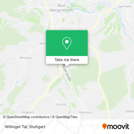 Willinger Tal map