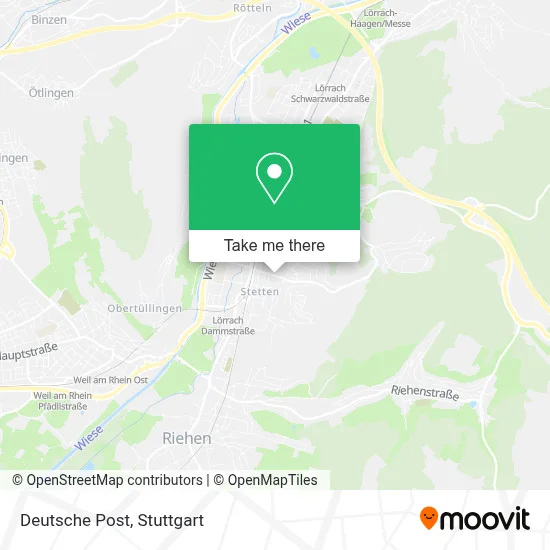 Deutsche Post map