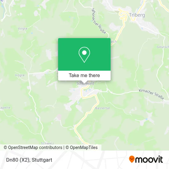Dn80 (X2) map