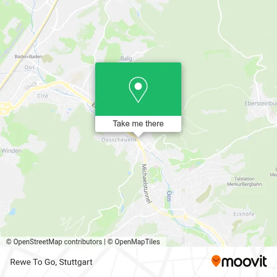 Rewe To Go map