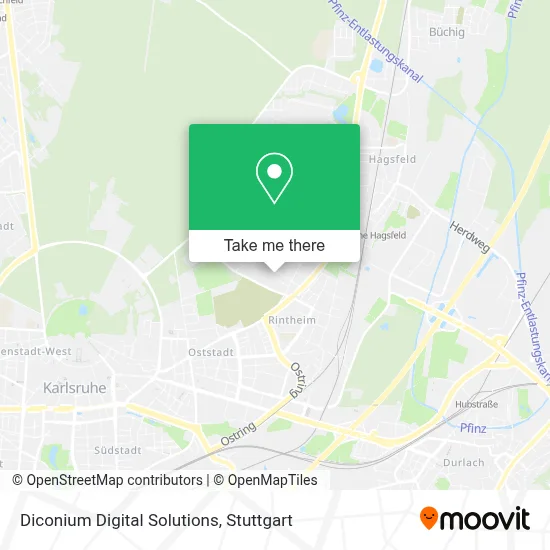 Diconium Digital Solutions map