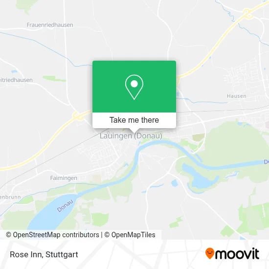 Gasthof Rose map