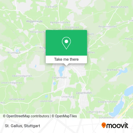 St. Gallus map