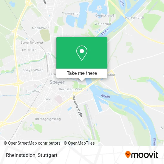 Rheinstadion map