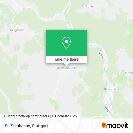 St. Stephanus map