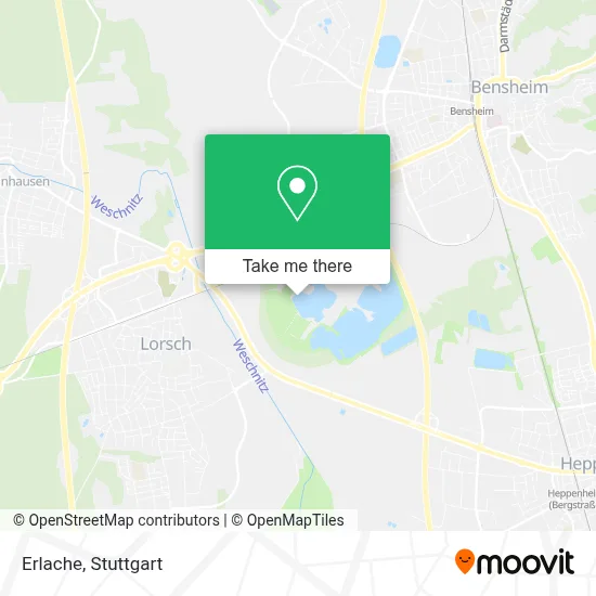 Erlache map