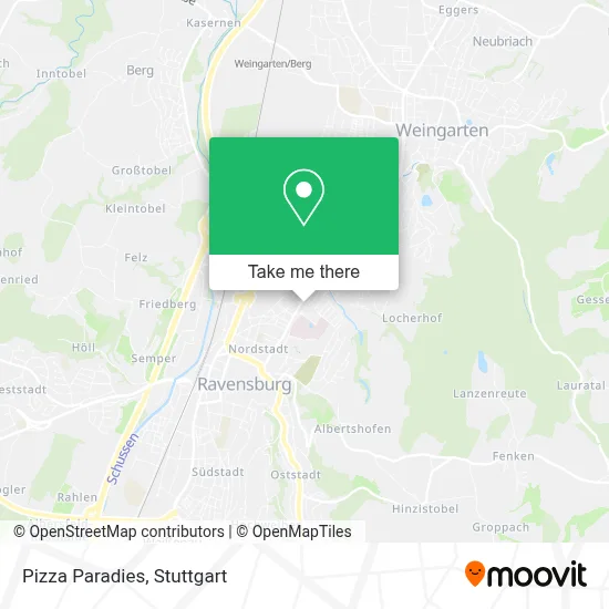 Pizza Paradies map