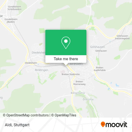 Aldi map
