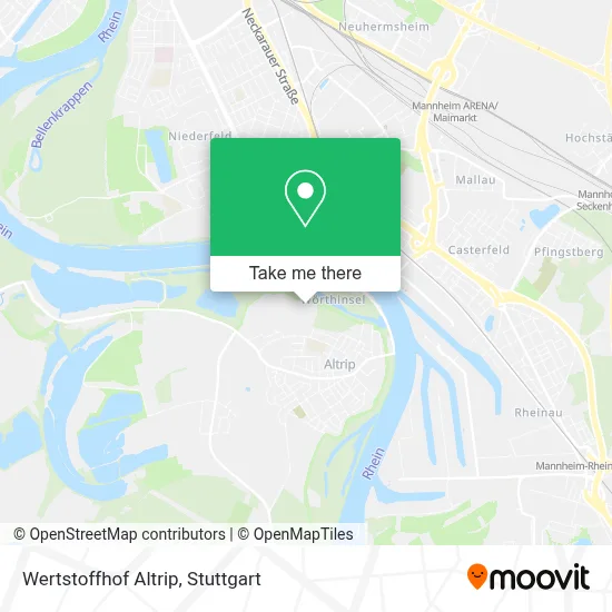 Wertstoffhof Altrip map