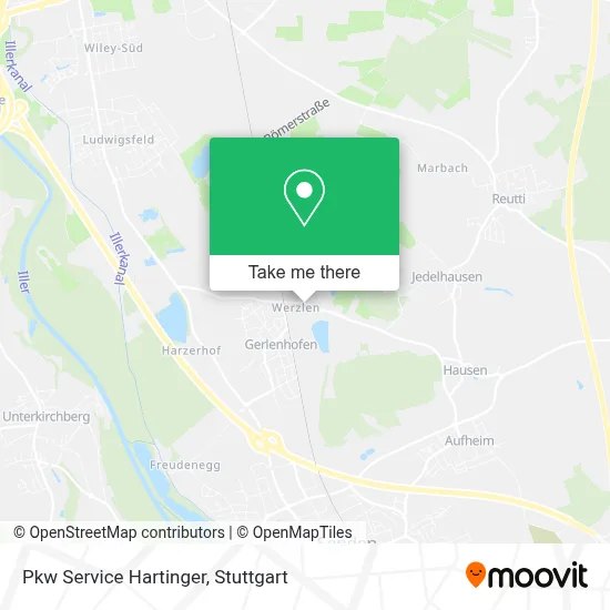 Pkw Service Hartinger map