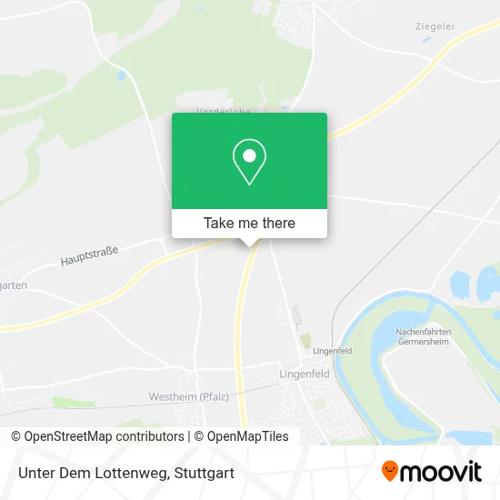 Unter Dem Lottenweg map