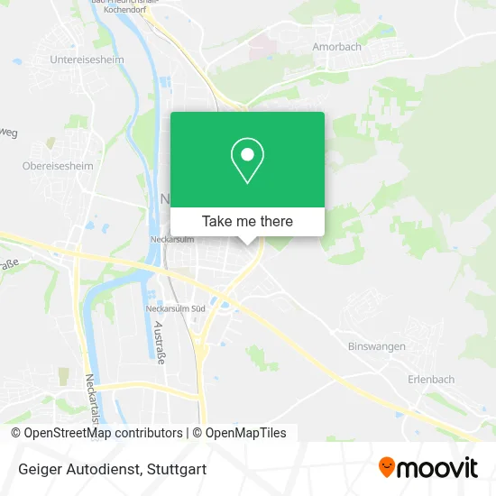 Geiger Autodienst map